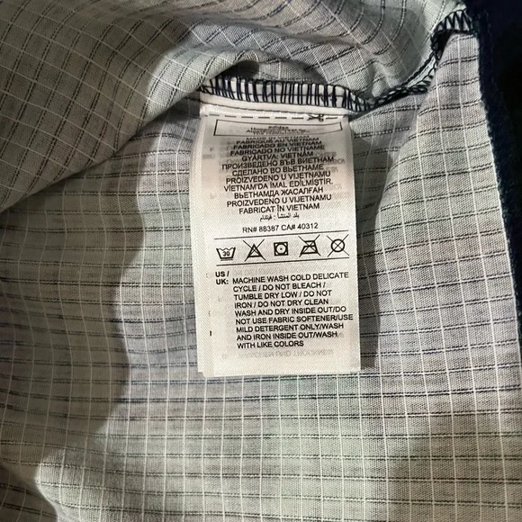 Adidas Hooded Windbreaker Plaid Jacket Men Size XL - Picture 5 of 9